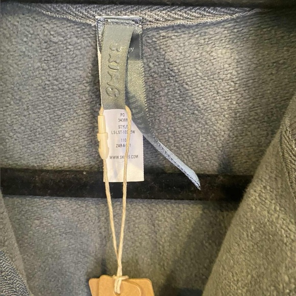 NEW SKIMS boyfriend fleece oversized Half-Zip pullover - Picture 6 of 9